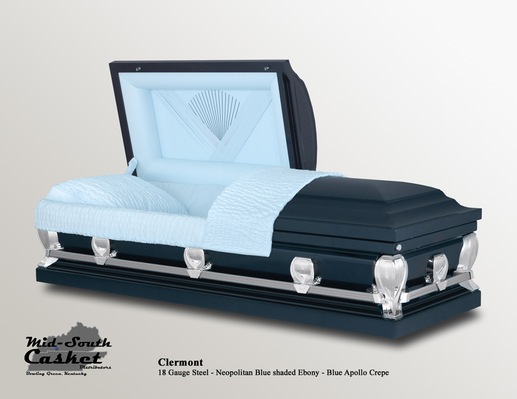 Clermont Neopolitan Blue shaded Ebony 